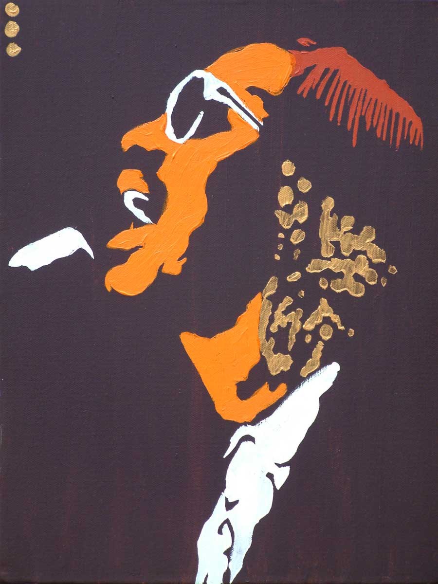 Pop art stevie on brown